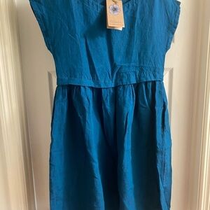 NWT BALTIC LINEN SUMMER LINEN COELIN‎ BLUE​​​​​